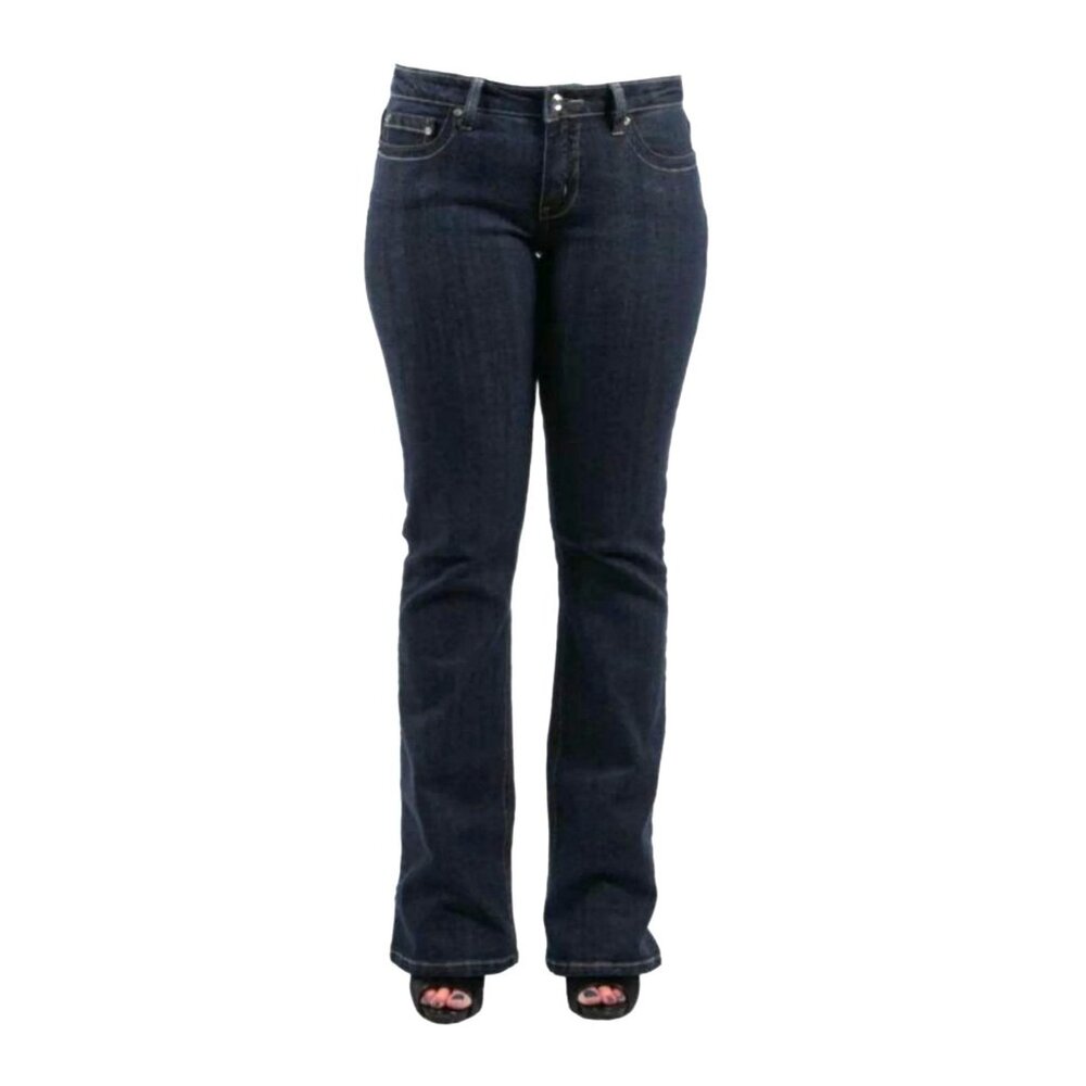Boston Jean Woman 27 Company Rhinestone Low-rise Skinny Stretch Denim Boot Cut